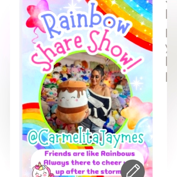 Squishmallows Other - 💜Carmen's Live!!🫶RAINBOW Anything share show!!🎁Share Anything💜